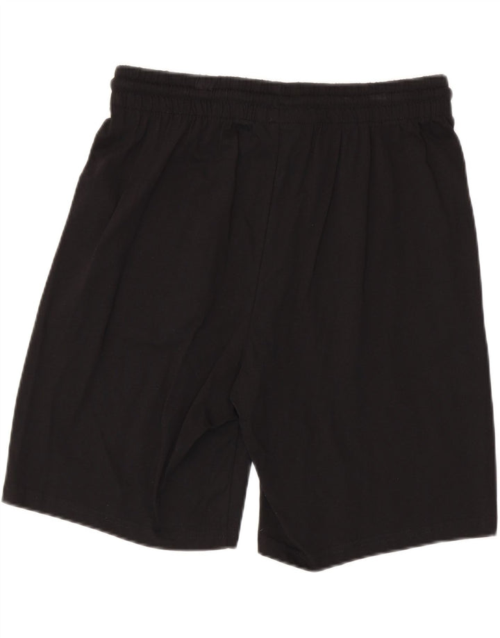 Shorts esportivos masculinos KAPPA grandes de algodão preto