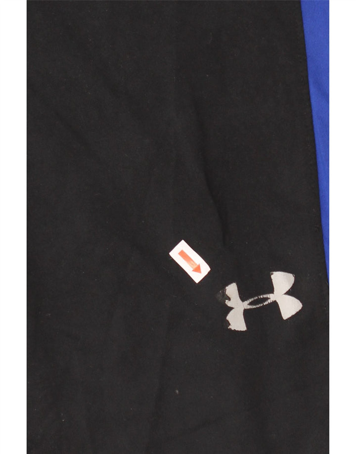 Calça de treino masculina Under Armour poliéster preto médio