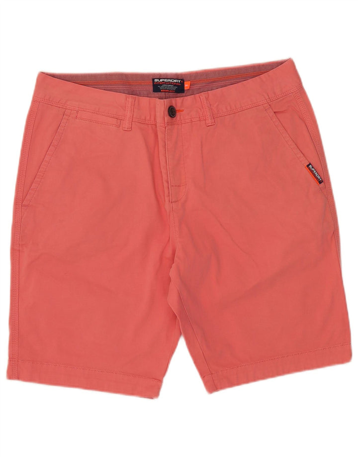 Superdry Mens Chino Shorts W34 Grande Algodão Rosa