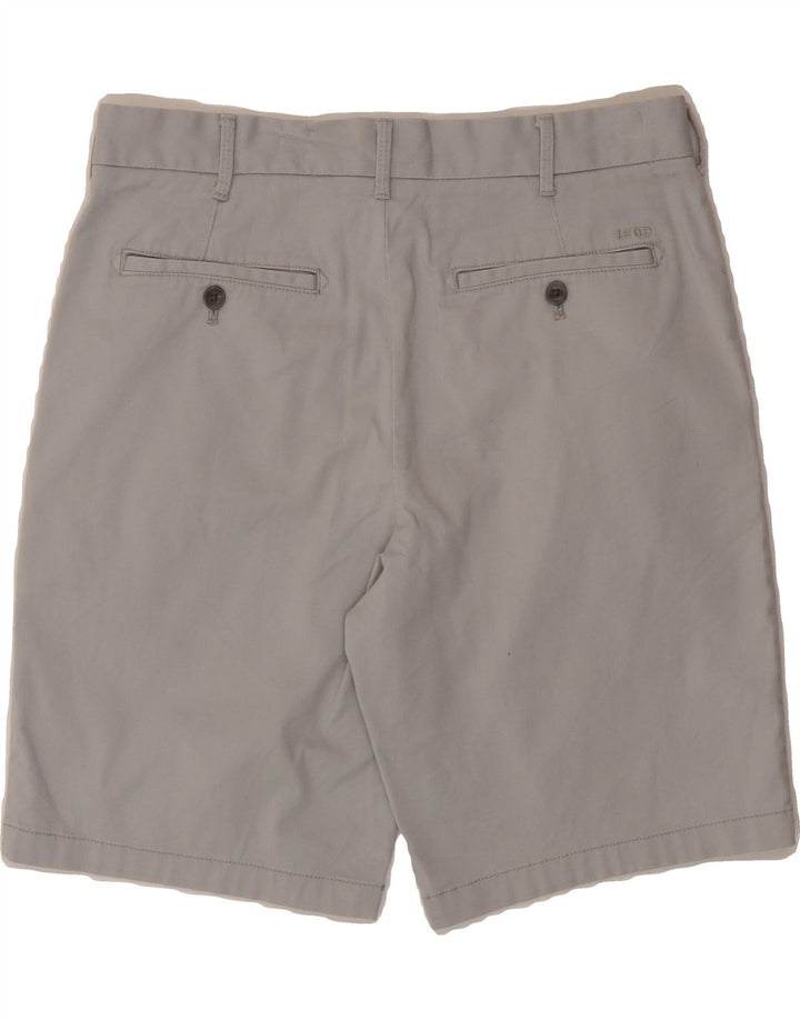 IZOD Mens Salt Water Chino Shorts W32 Medium Grey Cotton Vintage Izod and Second-Hand Izod from Messina Hembry 
