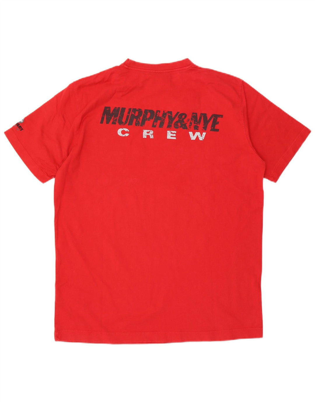 Camiseta gráfica masculina Murphy & Nye Top 2XL algodão vermelho
