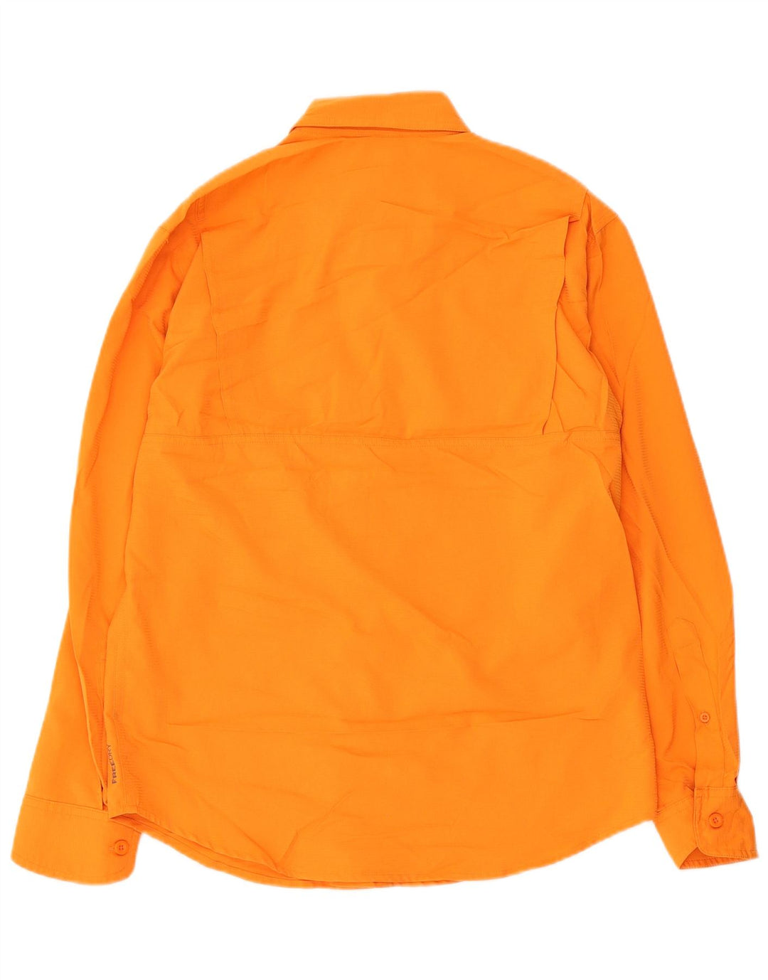Camisa masculina EDDIE BAUER pequena laranja poliéster