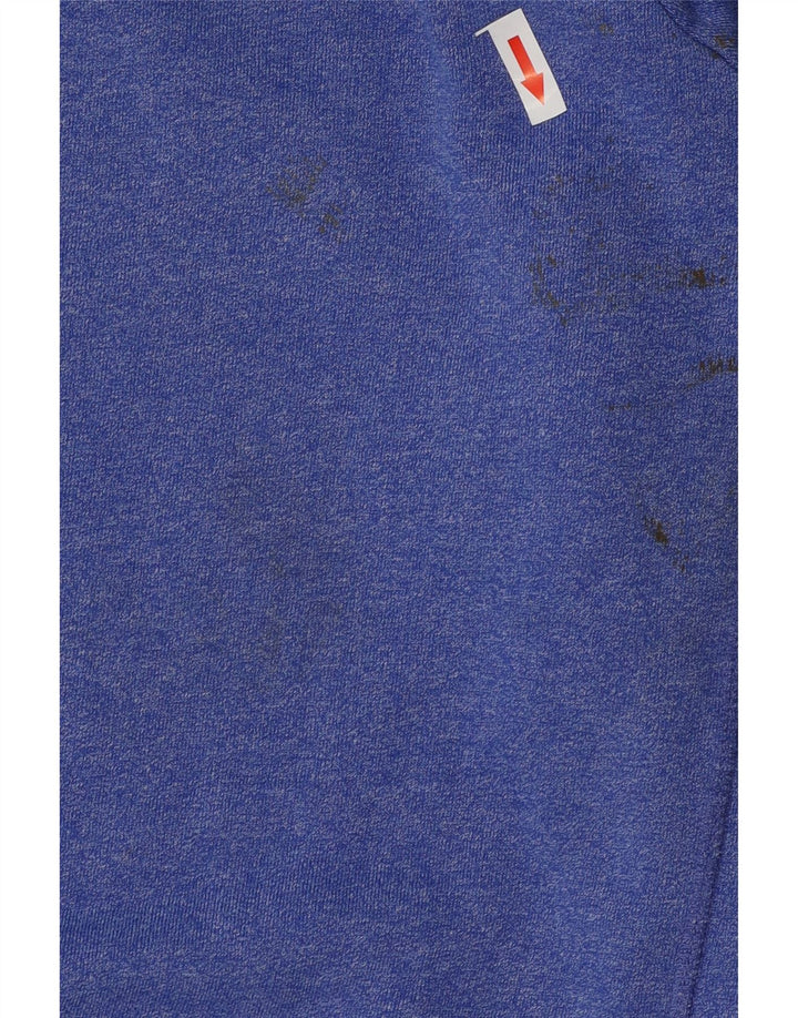 Superdry moletom gráfico masculino jumper grande algodão azul