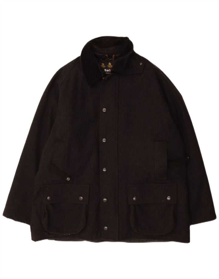 Sobretudo masculino Barbour UK 42 XL preto