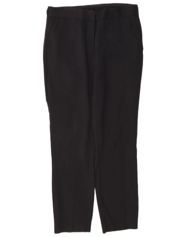 Zara Calça Chino Reta Feminina Grande W30 L27 Algodão Cinza