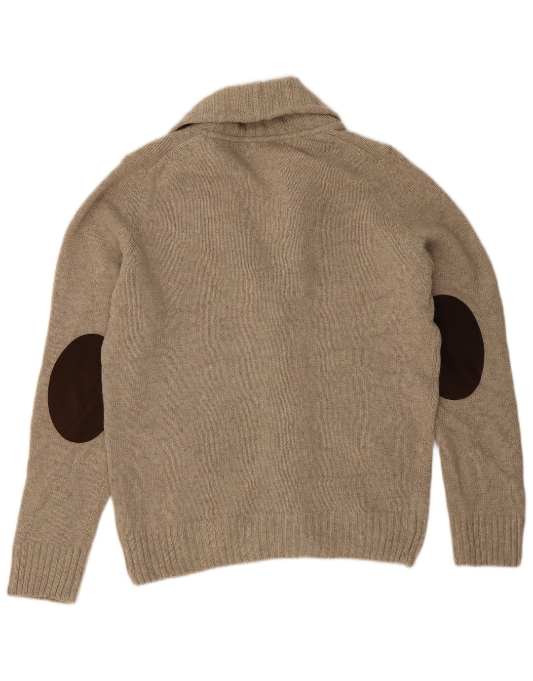 Suéter cardigã masculino Zara lã cinza médio