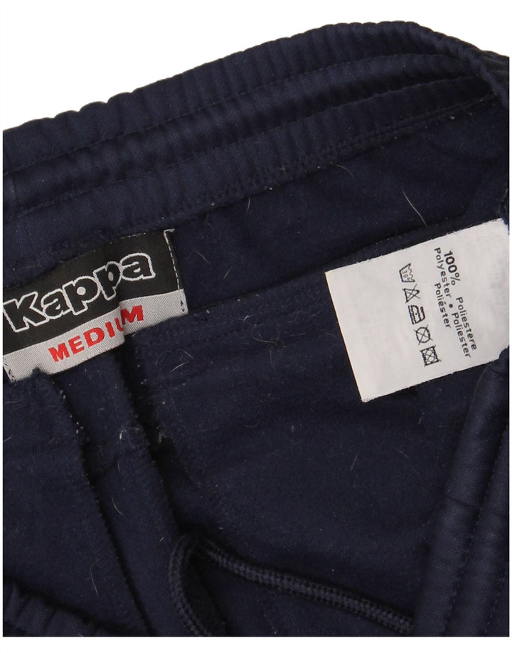Calça de treino masculina Kappa poliéster azul marinho médio