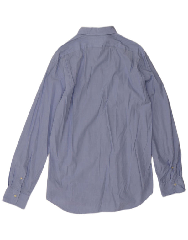 Polo Ralph Lauren Mens Slim Fit Camisa XL Azul Algodão
