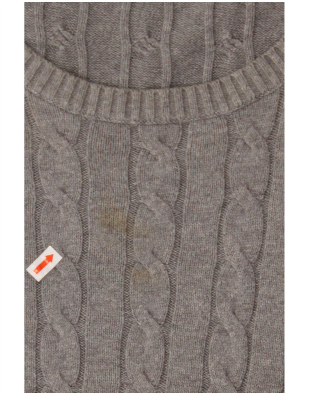 Suéter masculino GANT com gola redonda 3XL algodão cinza