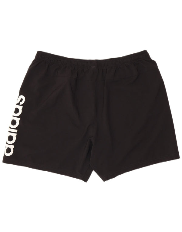 Shorts esportivos gráficos masculinos ADIDAS 2XL poliéster preto