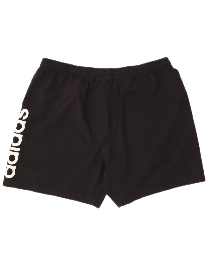 Shorts esportivos gráficos masculinos ADIDAS 2XL poliéster preto