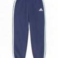 Adidas meninos calças de treino joggers 3-4 anos azul marinho poliéster