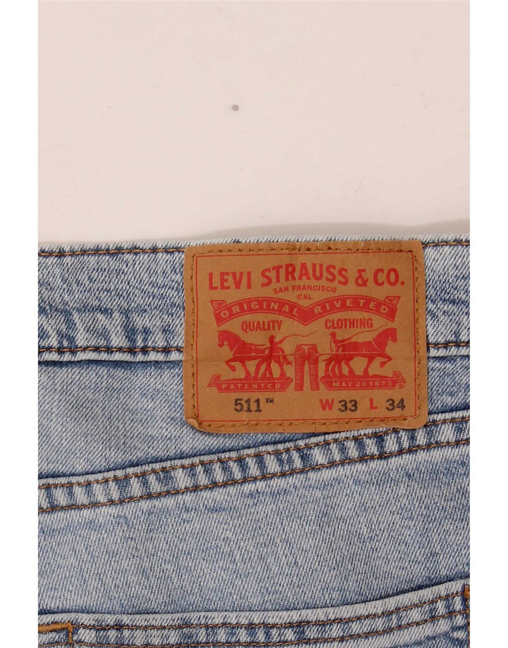 Jeans Levis 511 Slim Masculino W33 L34 Azul