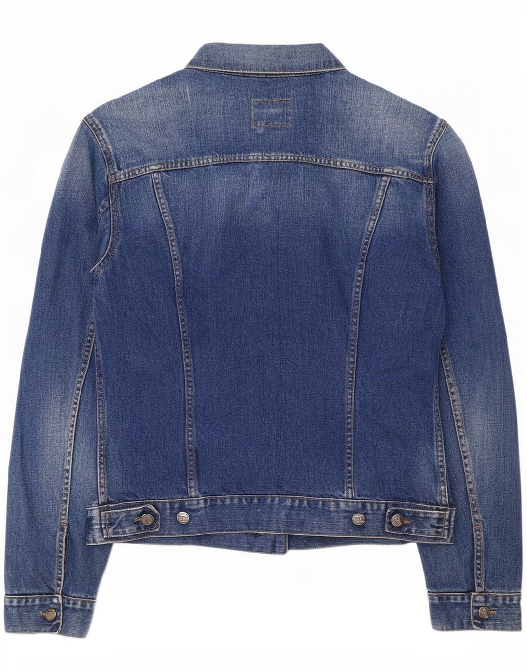 Jaqueta jeans masculina Gas UK 42 XL algodão azul