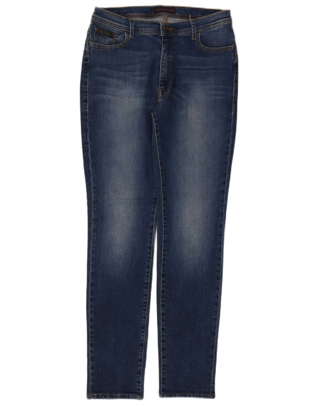 Trussardi Jeans Slim Feminino W30 L30 Azul Algodão