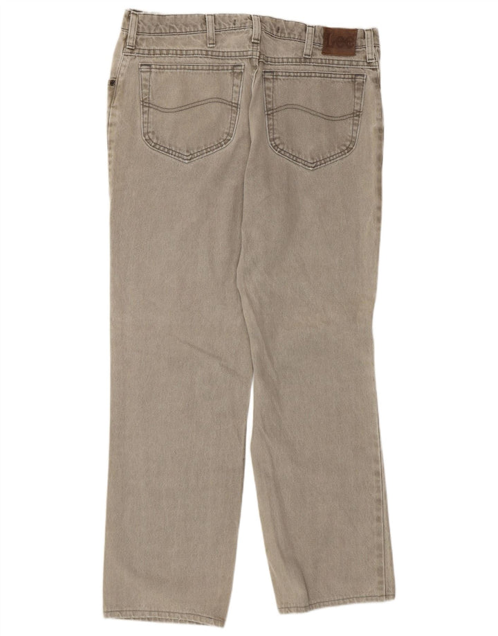 Jeans retos masculinos LEE W36 L29 algodão cinza