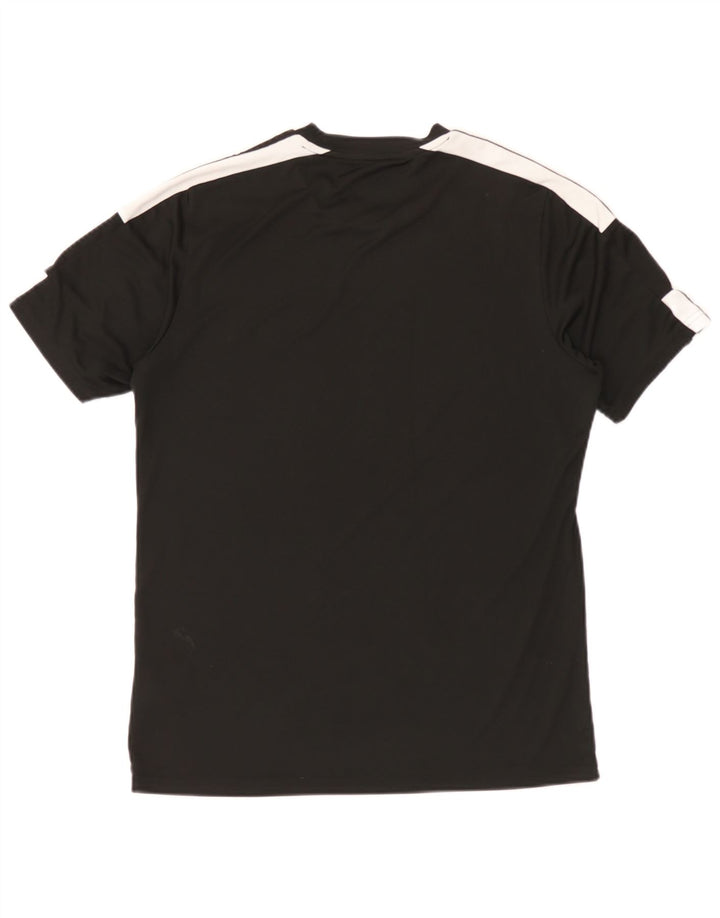 Adidas Mens Aeroready Camiseta Top Médio Preto Colourblock Poliéster