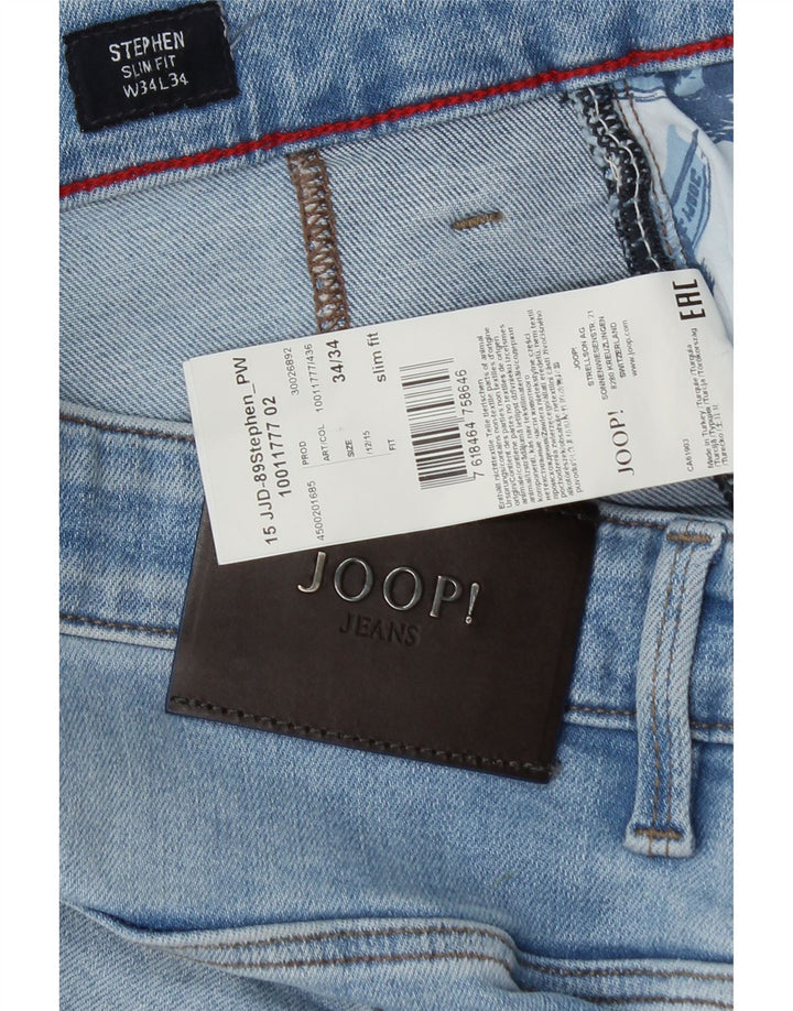 Joop Masculino Stephen Slim Jeans W34 L32 Azul Algodão