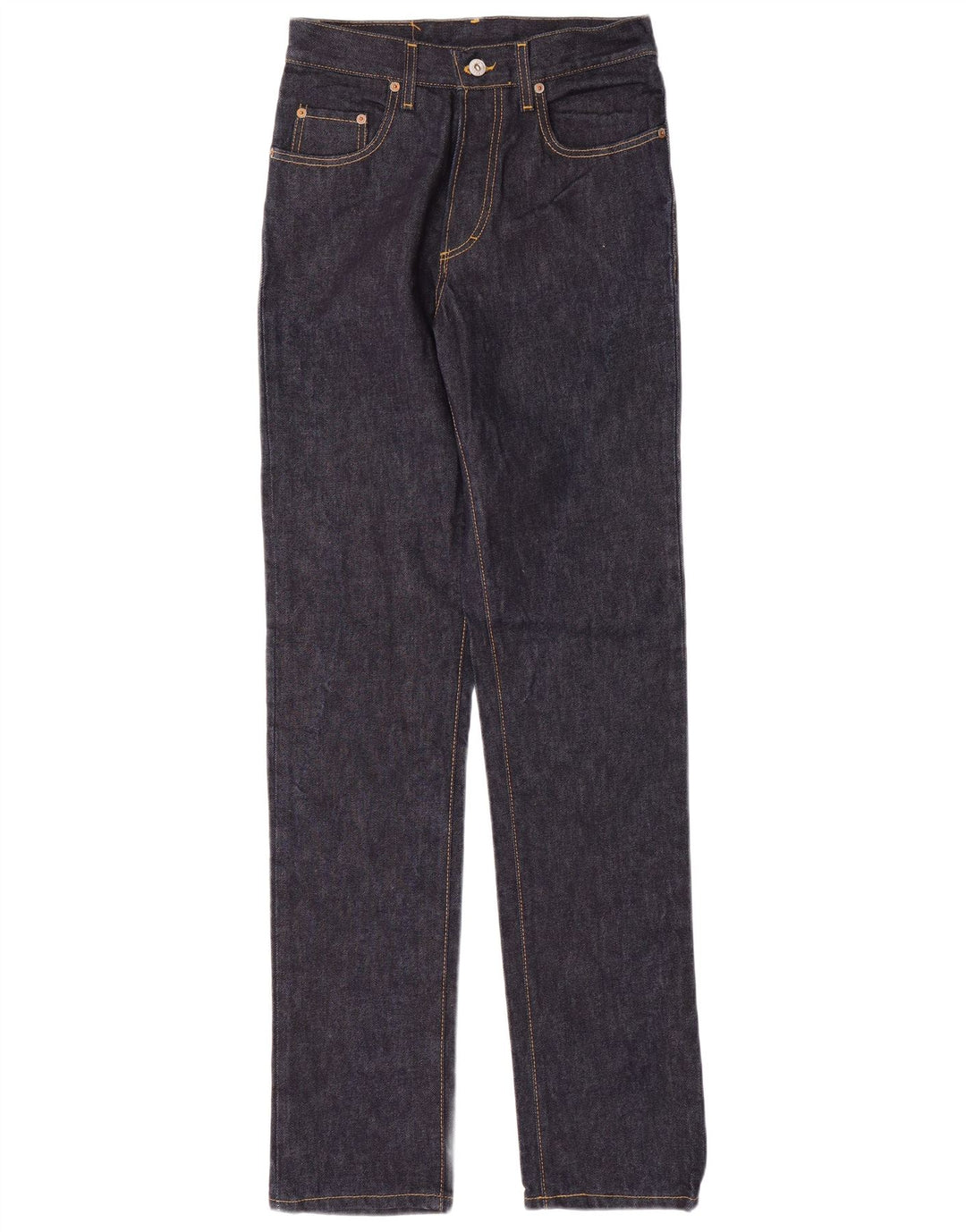 Calça jeans reta masculina CASUCCI cintura alta W28 L32 algodão azul marinho