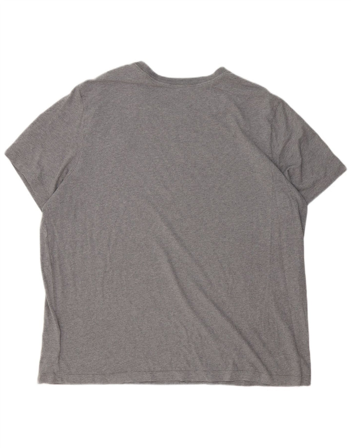 Camiseta masculina JORDAN Top 3XL algodão cinza
