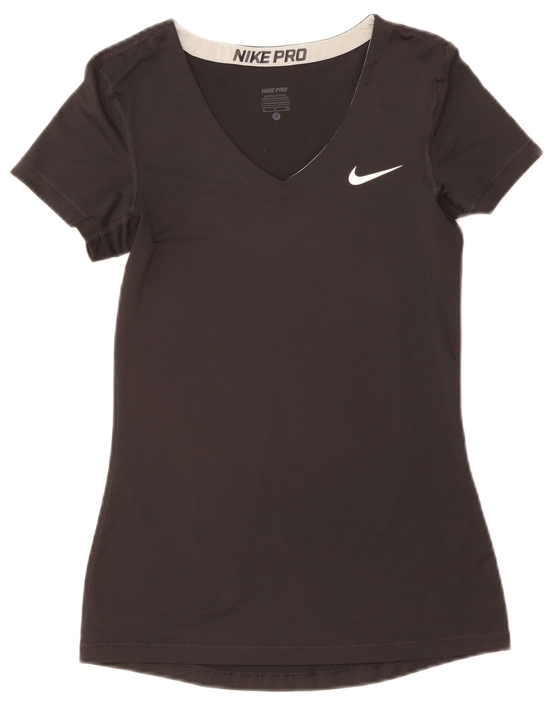 Camiseta Nike Feminina Dri Fit Top UK 8 Pequena Preta