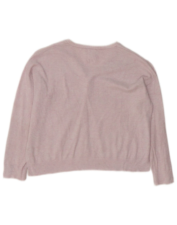 Zara Suéter Cardigan Meninas 7-8 Anos Rosa