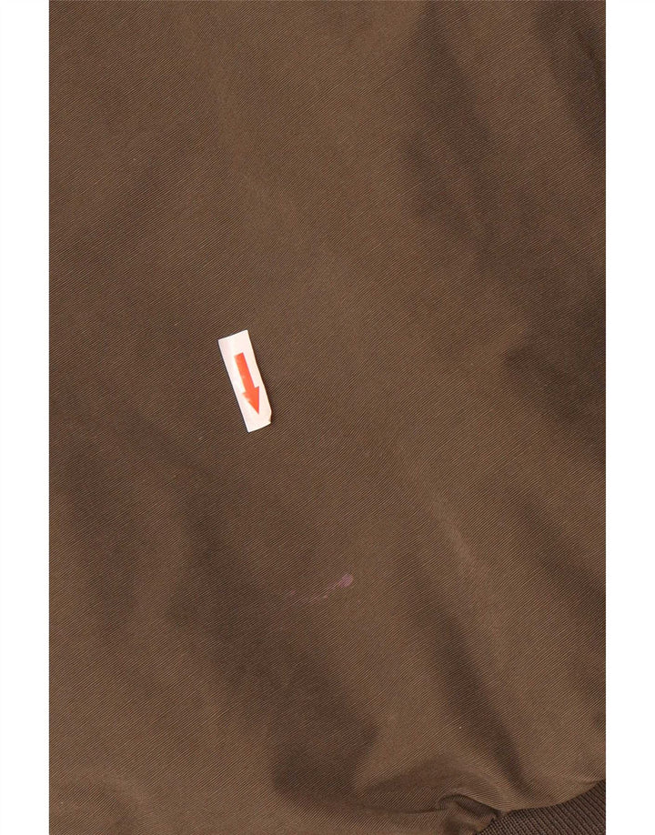 Jaqueta bomber masculina Puma UK 40 grande algodão cáqui