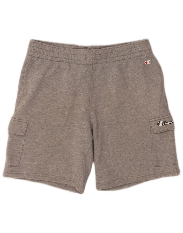 Shorts esportivos masculinos CHAMPION pequeno algodão cinza