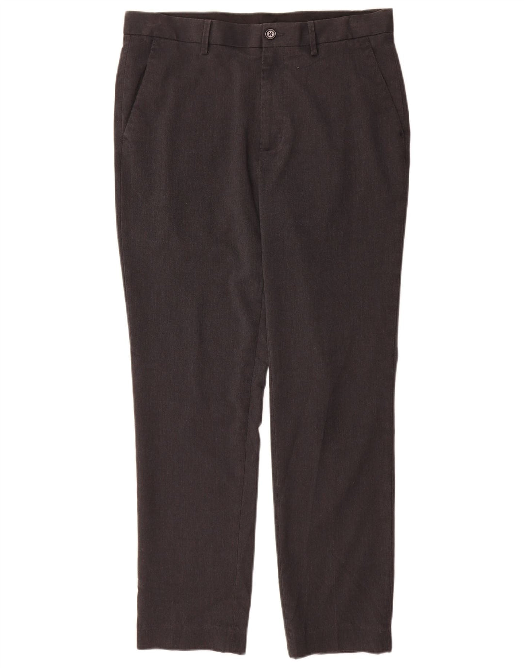 Calça masculina Marks & Spencer Slim Suit W32 L31 cinza poliéster