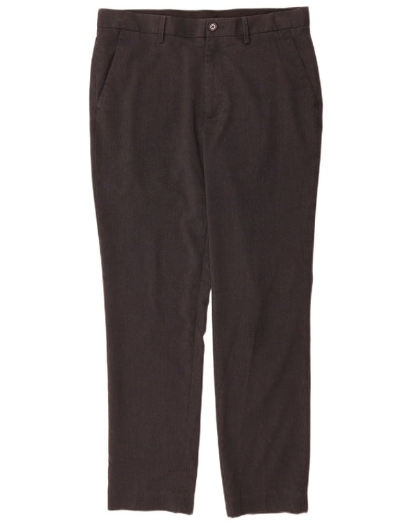 Calça masculina Marks & Spencer Slim Suit W32 L31 cinza poliéster