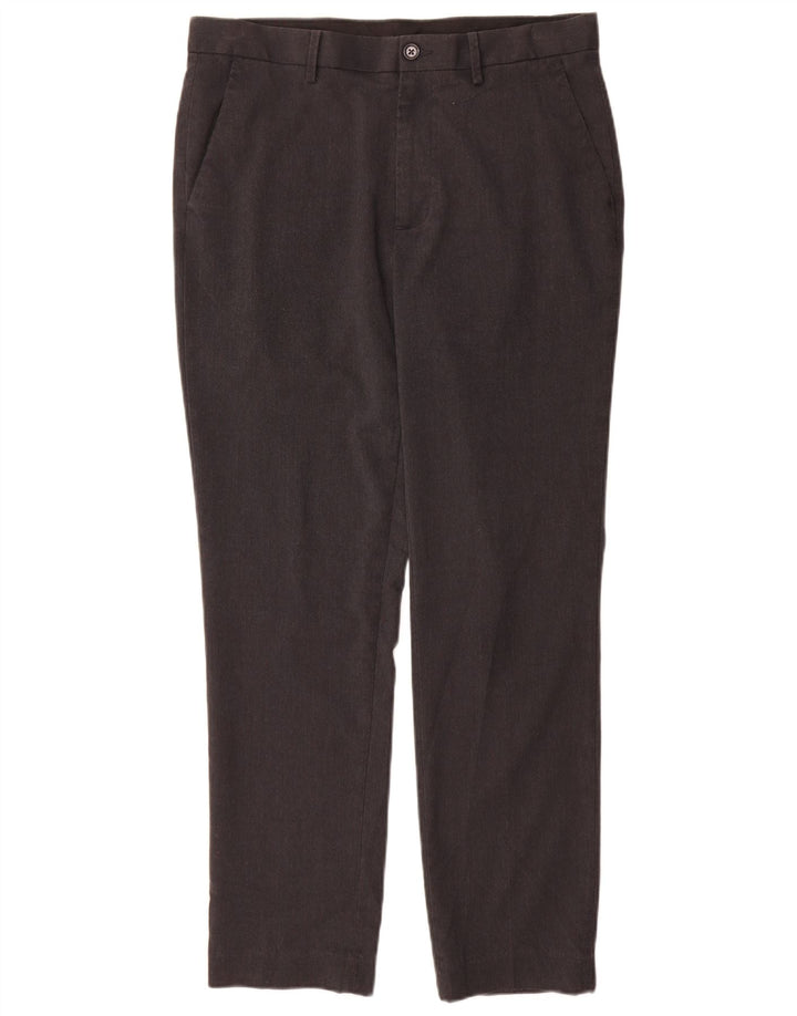 Calça masculina Marks & Spencer Slim Suit W32 L31 cinza poliéster