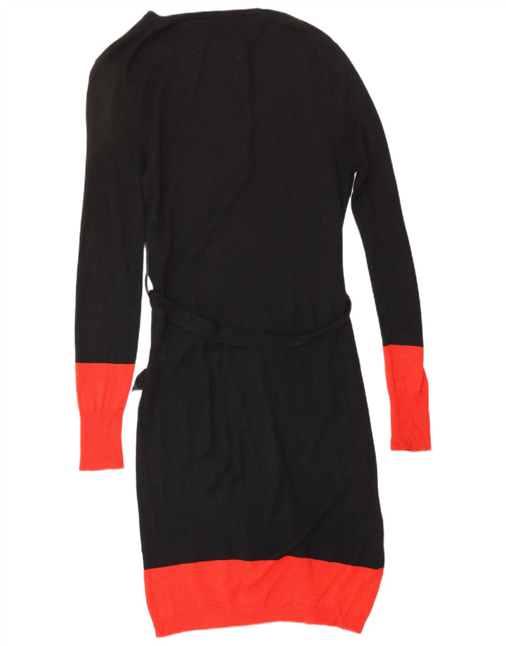 ALEXANDER MCQUEEN Vestido jumper feminino IT 42 Médio Preto Viscose Designer