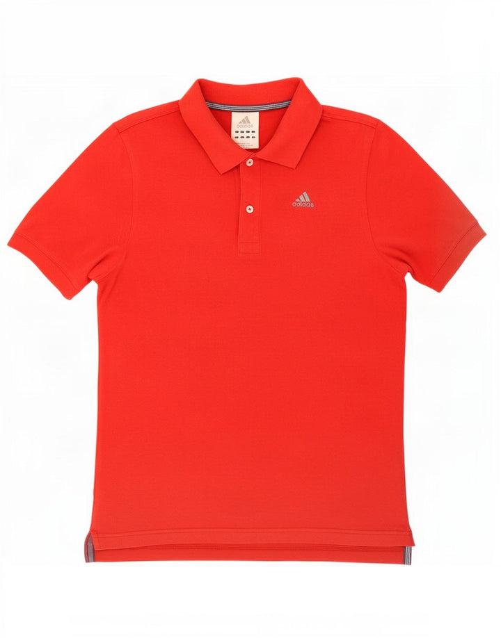 Camisa Polo Masculina Adidas Pequena Algodão Vermelho