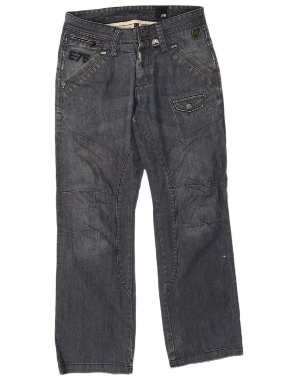 Jeans retos masculinos Jack & Jones W32 L32 algodão azul