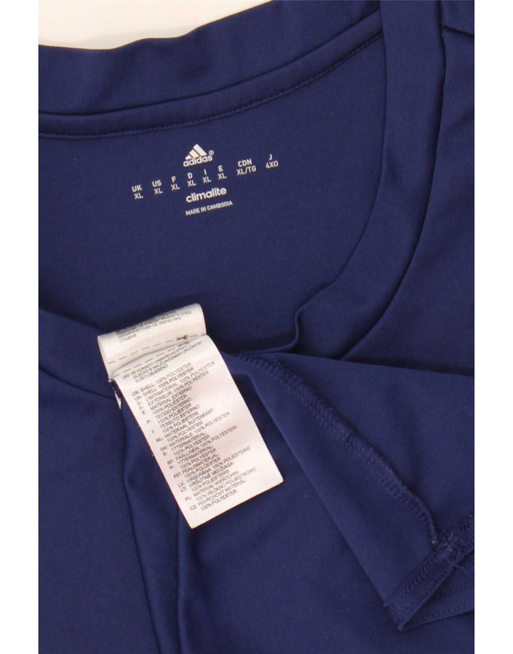 Camiseta masculina Adidas Climalite Top XL azul marinho poliéster