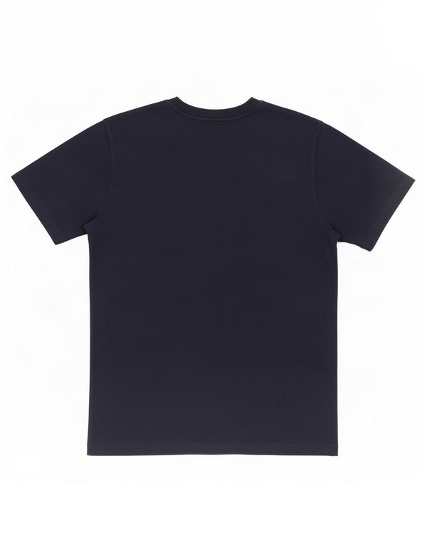 Polo Ralph Lauren Camiseta Feminina Top UK 10 Pequeno Algodão Azul Marinho