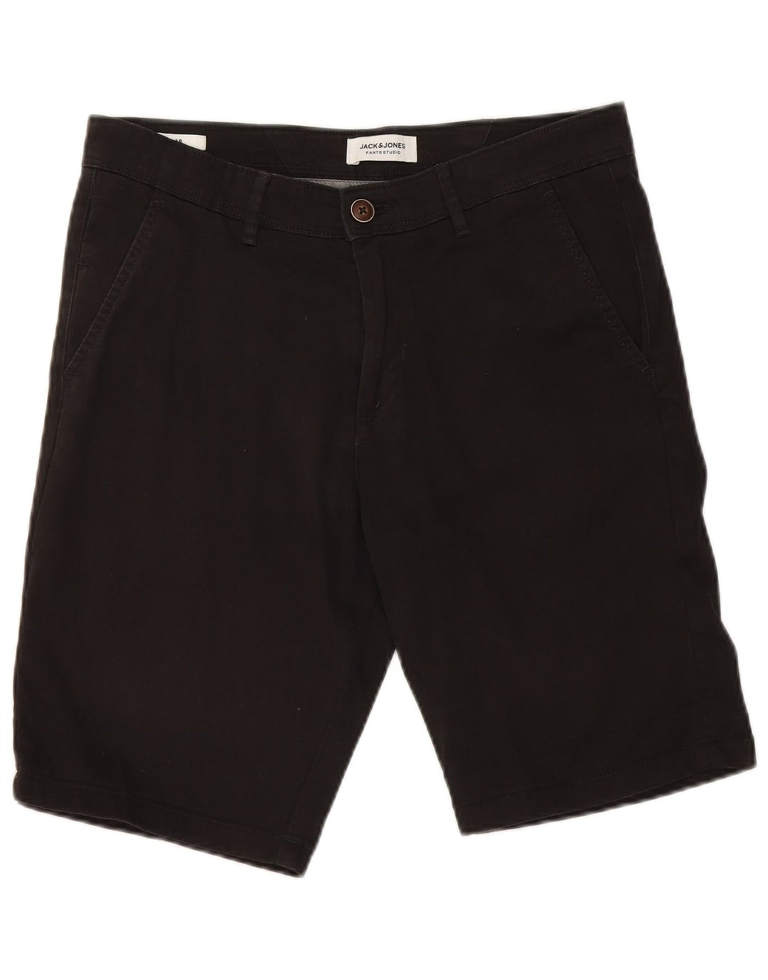 Shorts Chino Masculino Jack & Jones Pequeno W29 Algodão Preto