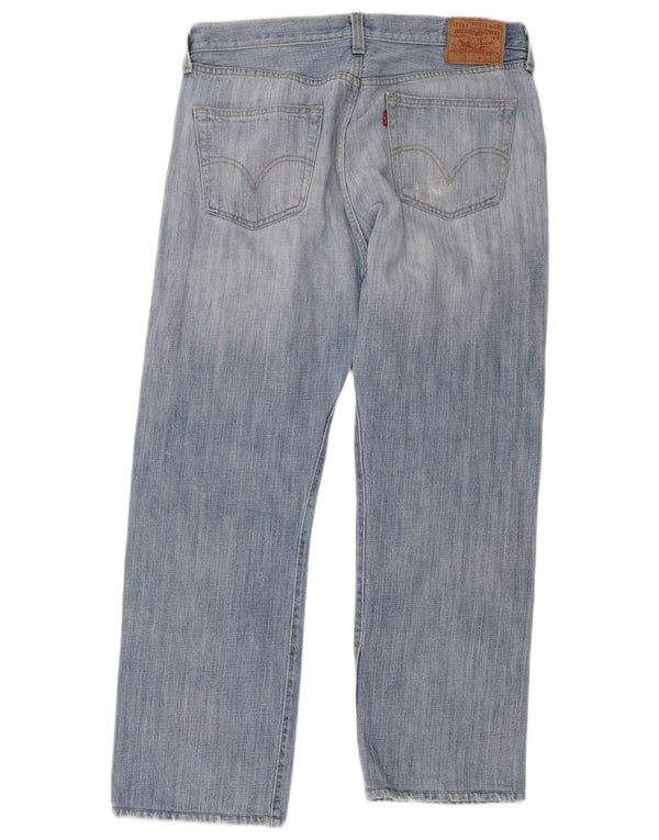 Levi's Masculino 501 Straight Jeans W36 L32 Azul Algodão