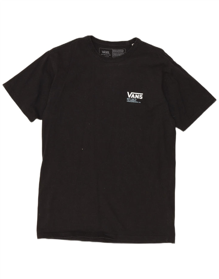Camiseta masculina VANS Classic Fit Graphic Top Médio Algodão Preto