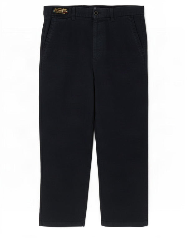 Calça chino reta masculina Marks & Spencer Blue Harbor W34 L29 marinho