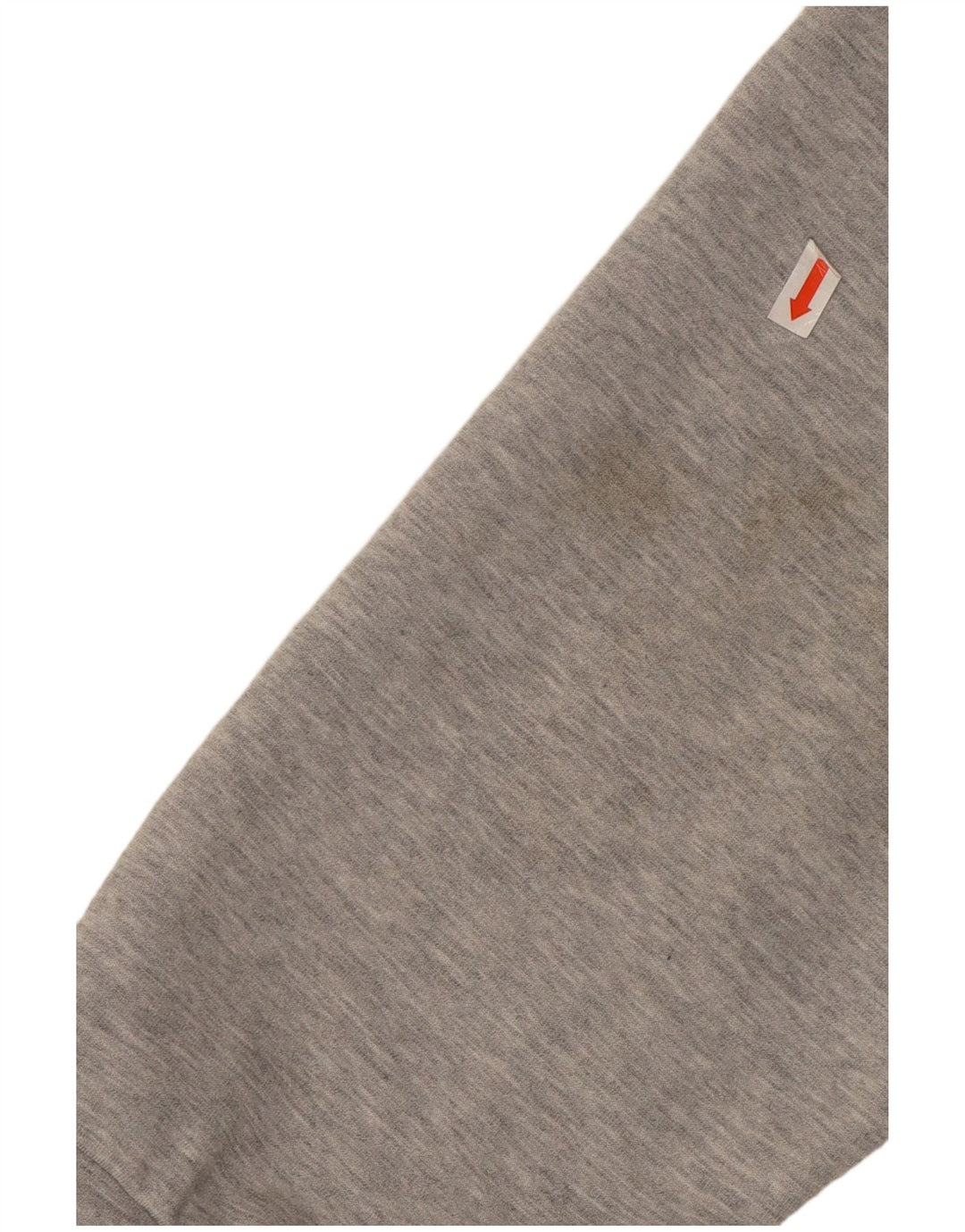 ADIDAS Mens Zip Hoodie Sweater XL Cinza Algodão