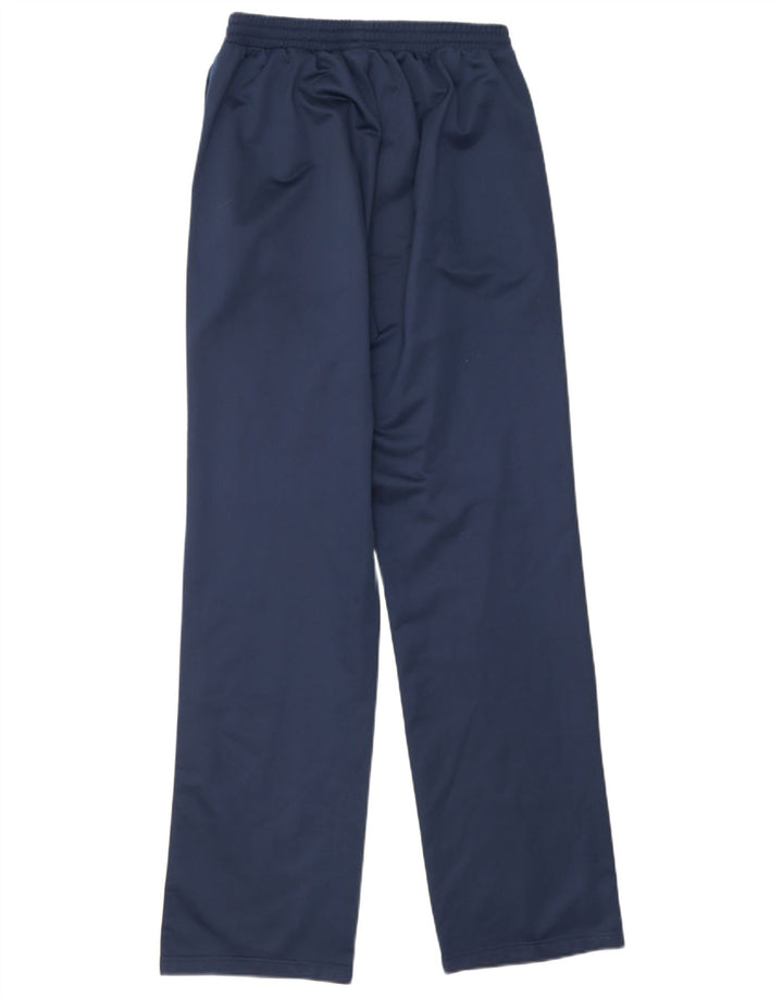 Calça de treino feminina Asics UK 14 grande poliéster azul marinho