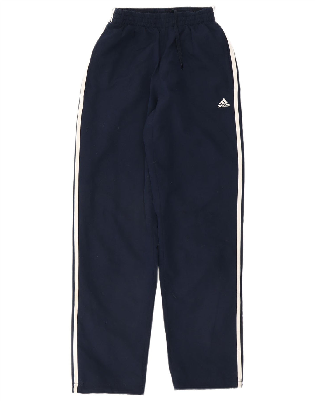 Calça de treino masculina Adidas pequena azul marinho poliéster