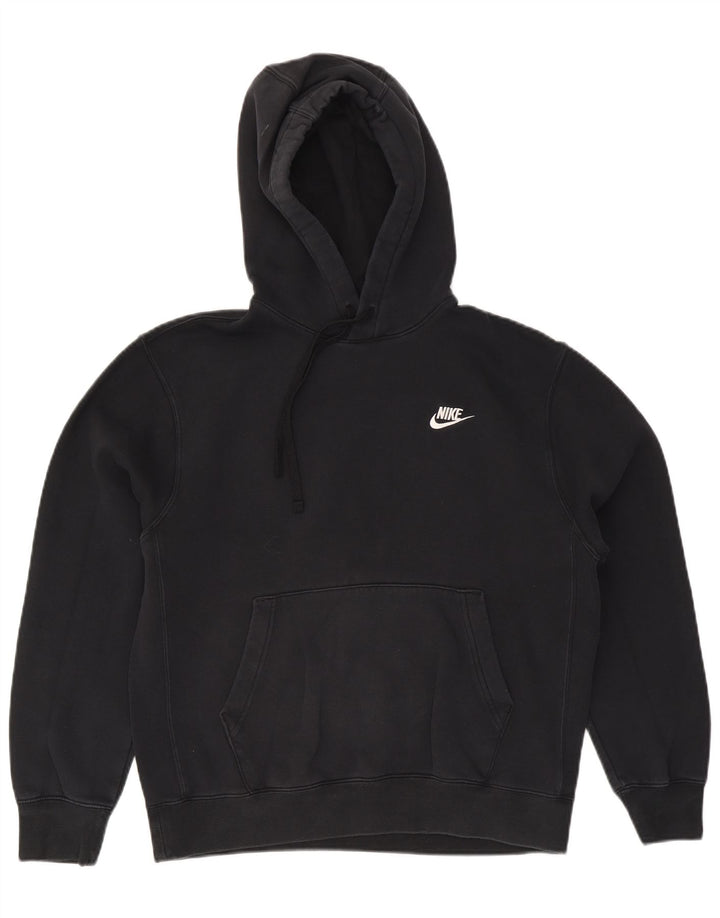 Nike Mens Hoodie Jumper Médio Algodão Preto