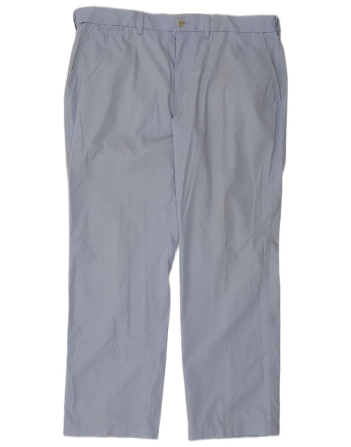 Calça chino reta masculina MARKS & SPENCER Blue Harbor W38 L29 azul