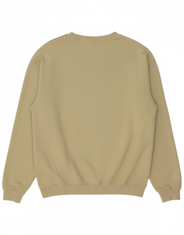 FILA Moletom Masculino Jumper Grande Algodão Bege