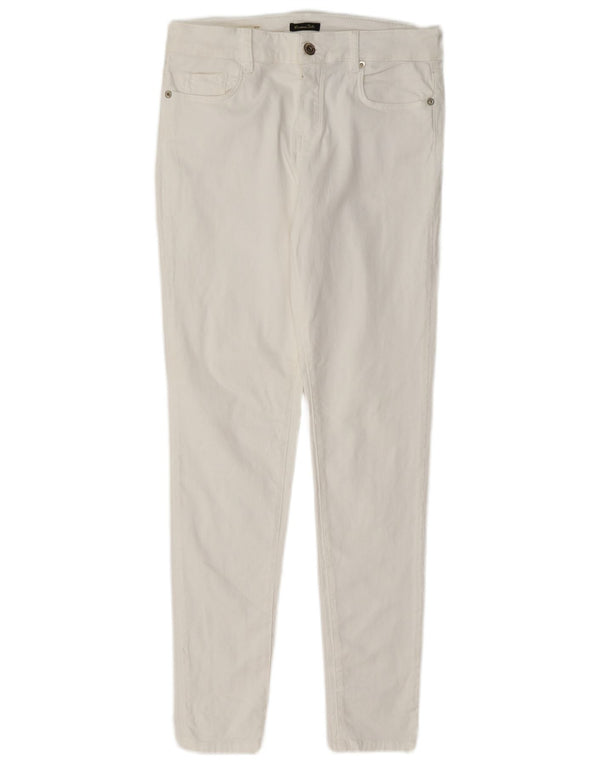 Calça feminina casual skinny Massimo Dutti UE 40 médio W30 L29 branca
