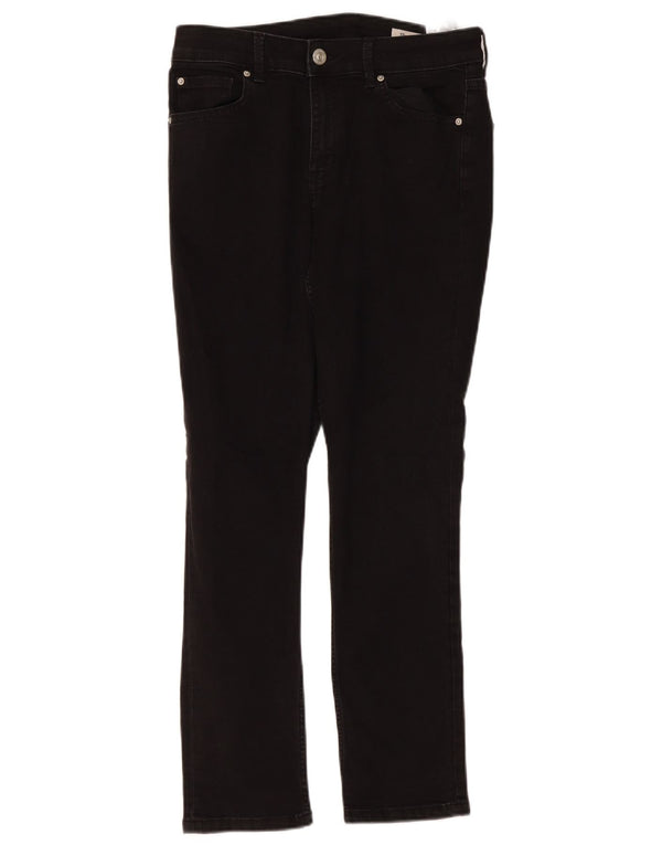 Marks & Spencer Feminino The Lily Slim Jeans Reino Unido 12 Médio W30 L27 Preto