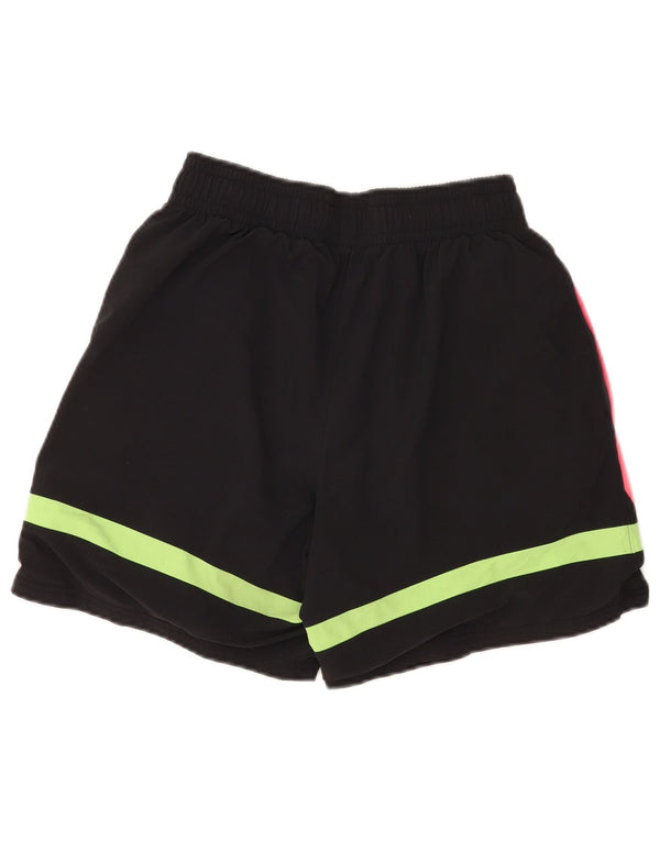 Shorts esportivos masculinos Under Armour Graphic pequenos pretos colorblock esportivos