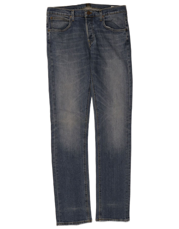Lee Mens Daren Slim Jeans W34 L36 Azul Algodão
